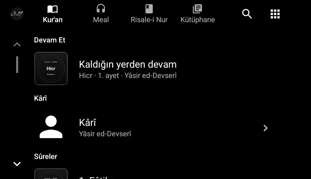 Kaldığınız yerden devam