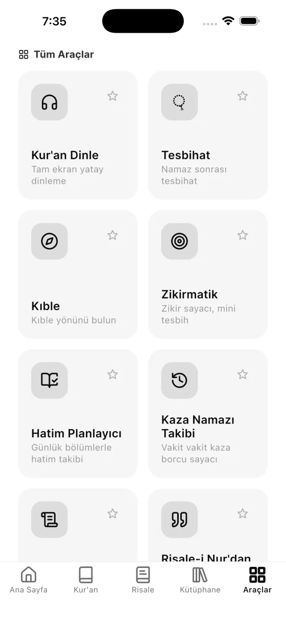 Araçlar